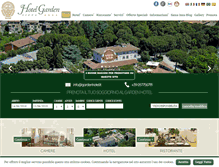 Tablet Screenshot of gardenhotel.it
