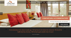 Desktop Screenshot of gardenhotel.co.nz